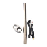 Light Post Extension, 24", P&C Bushing, Stainless Steel